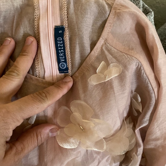 Nude Indian overthrow zipper back brand new - Picture 5 of 5